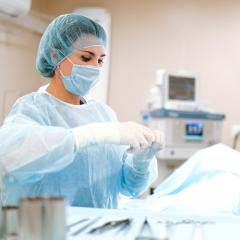 nurse with patient